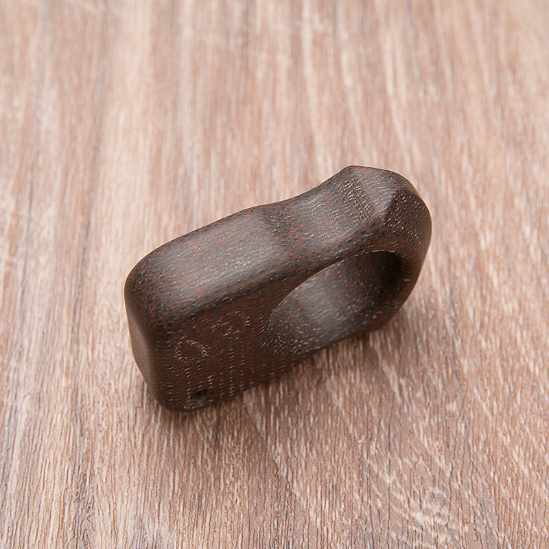 Micarta Single Finger Ring - 15mm Ultra Thick Coarse Textured Non-Metal
