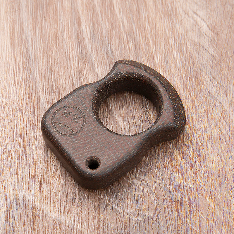Micarta Single Finger Ring - 15mm Ultra Thick Coarse Textured Non-Metal