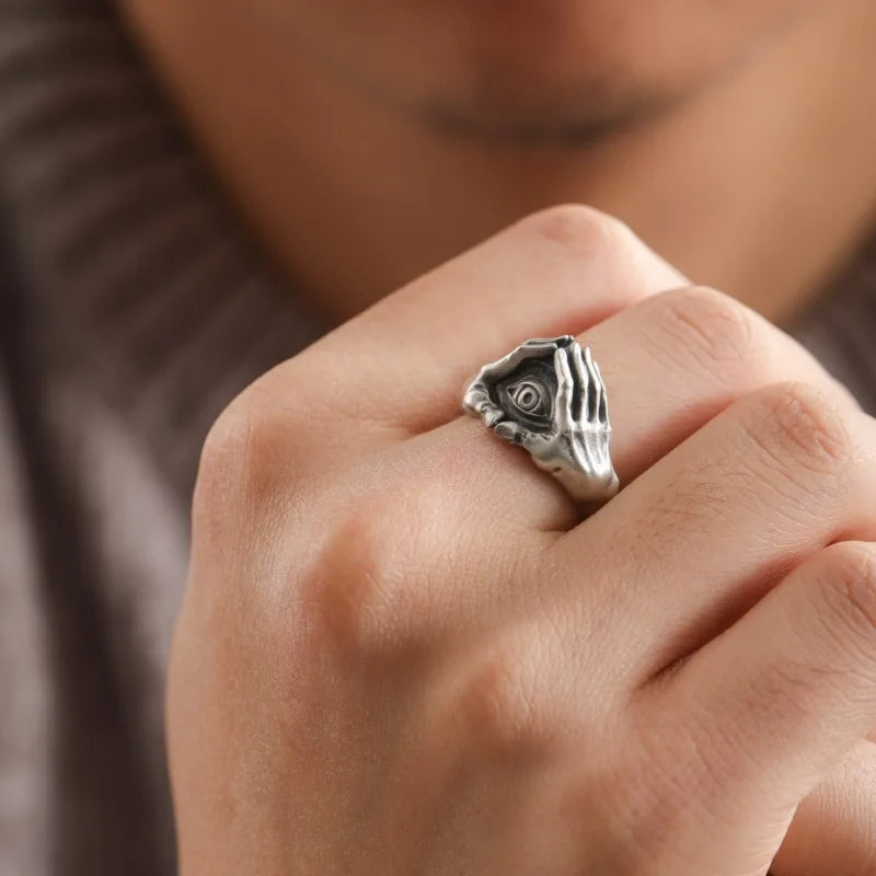 Eye Ring – Omnisight Guardian Peace Gothic Vintage Punk Statement