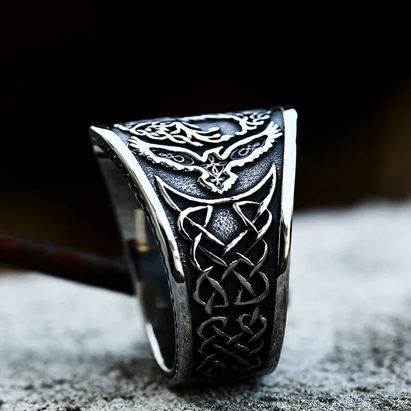 Rune Ring – Tree of Life Viking Signet Gothic Celtic Punk Statement