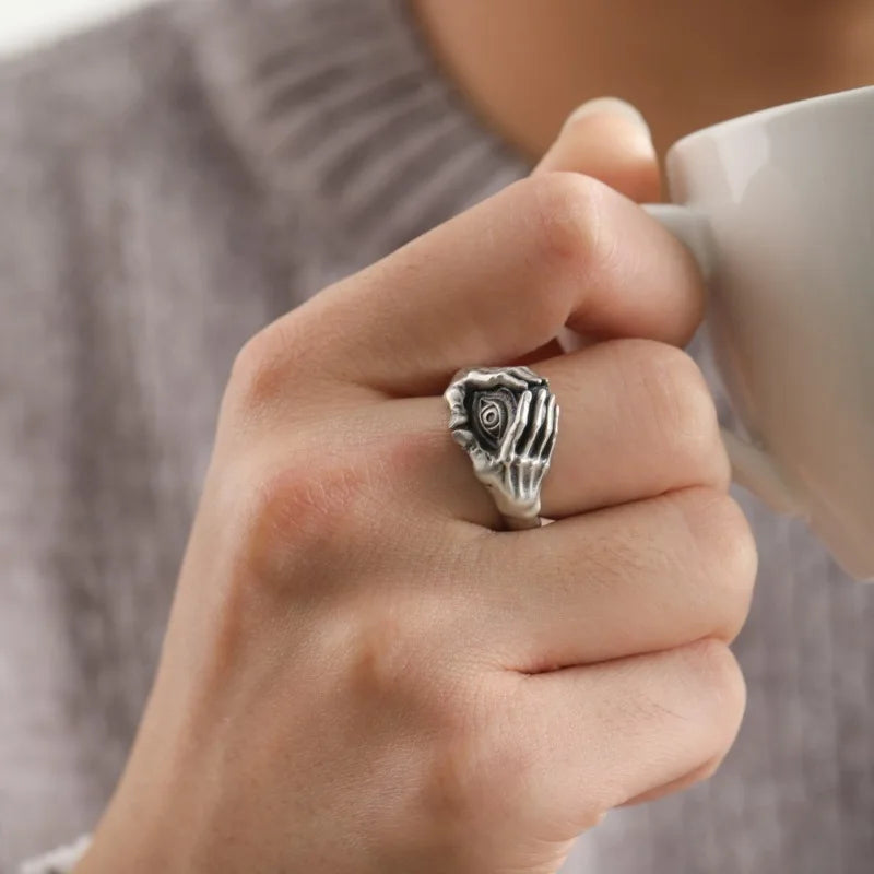 Eye Ring – Omnisight Guardian Peace Gothic Vintage Punk Statement