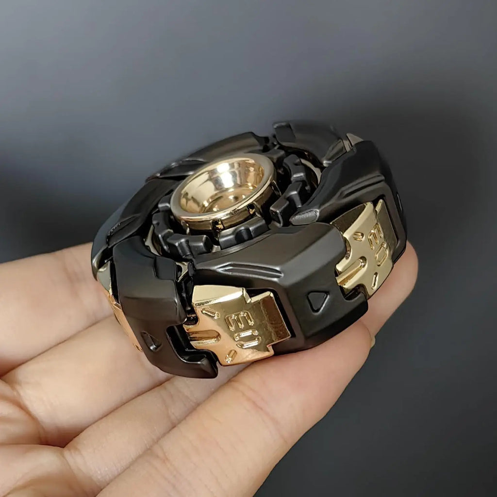 WarpFang Mecha Fidget Spinner | Stainless Steel EDC Stress Relief Toy