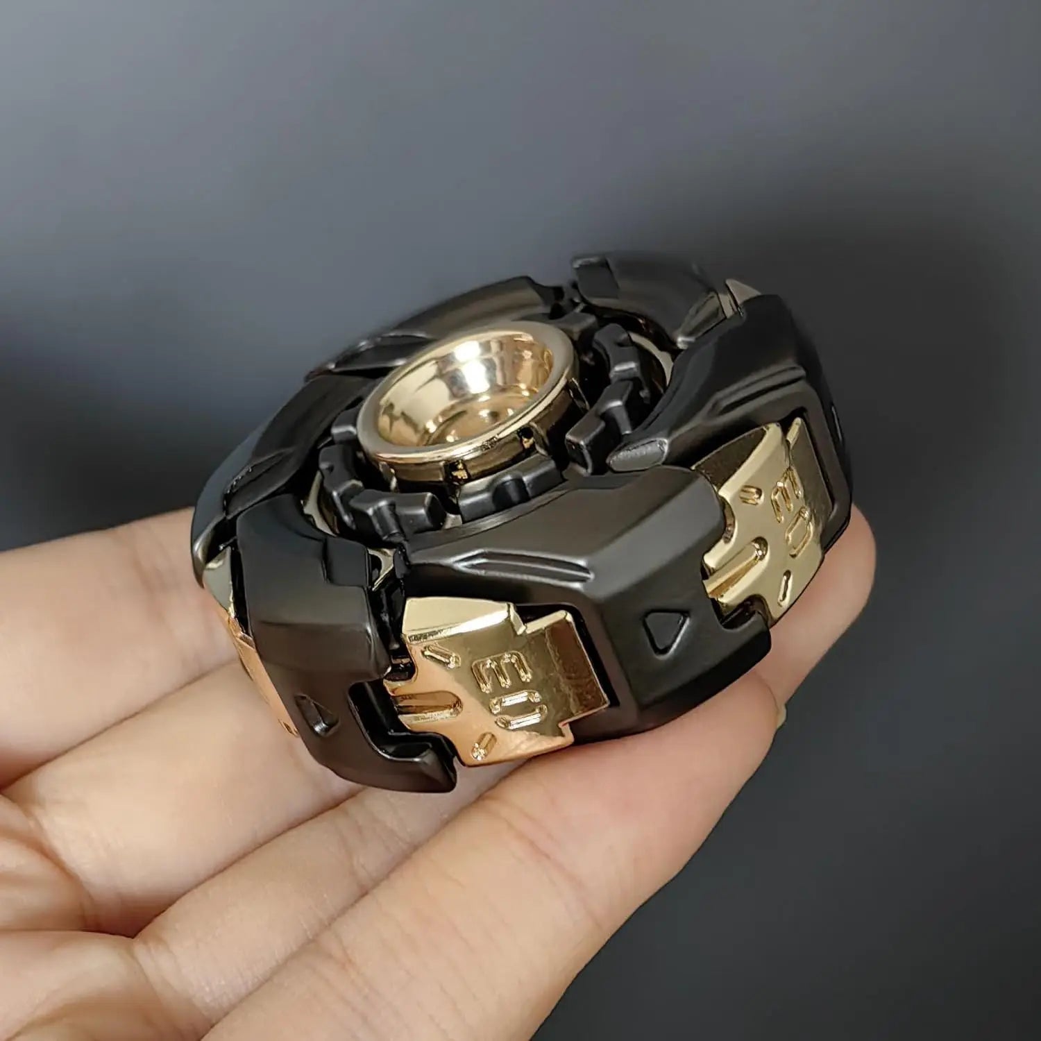 WarpFang Mecha Fidget Spinner | Stainless Steel EDC Stress Relief Toy