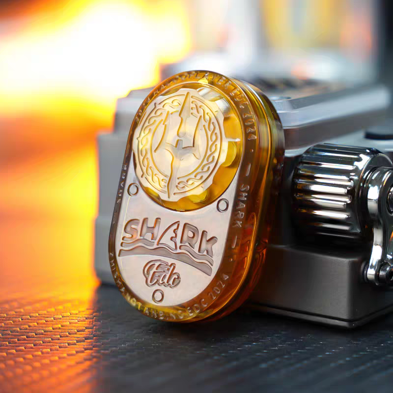 SharkPulse Precision EDC Fidget Toy - Multi-Track Slider with Mechanical Sound