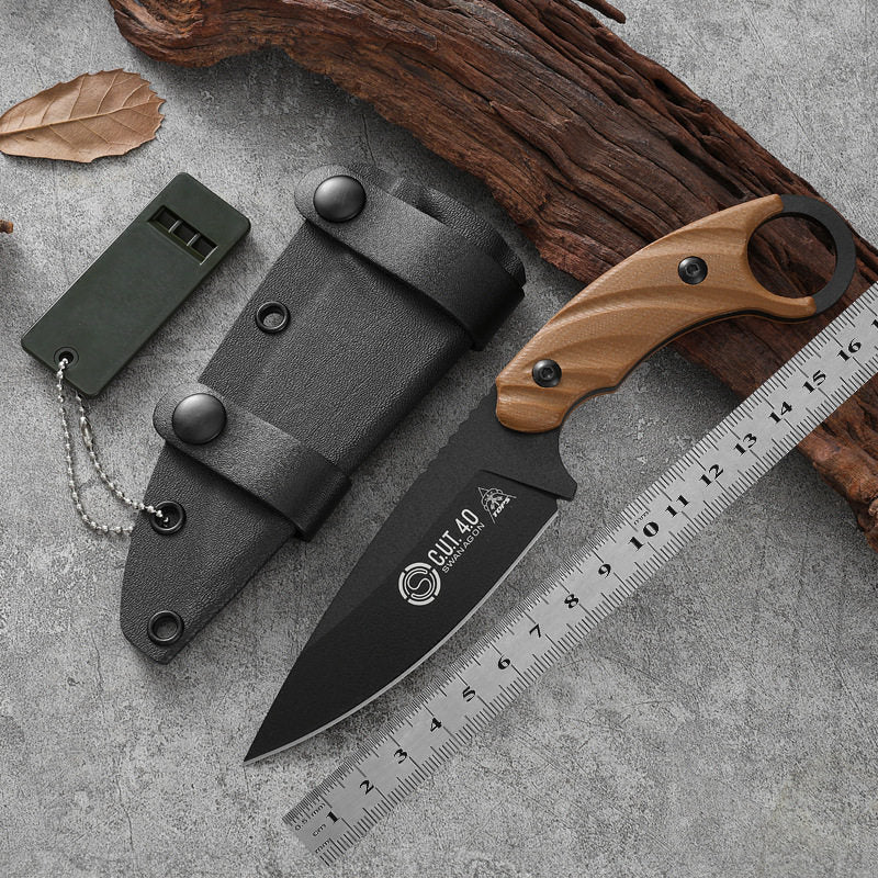 AshRidge 1095 High Carbon Fixed Blade - EDC Tactical Knife