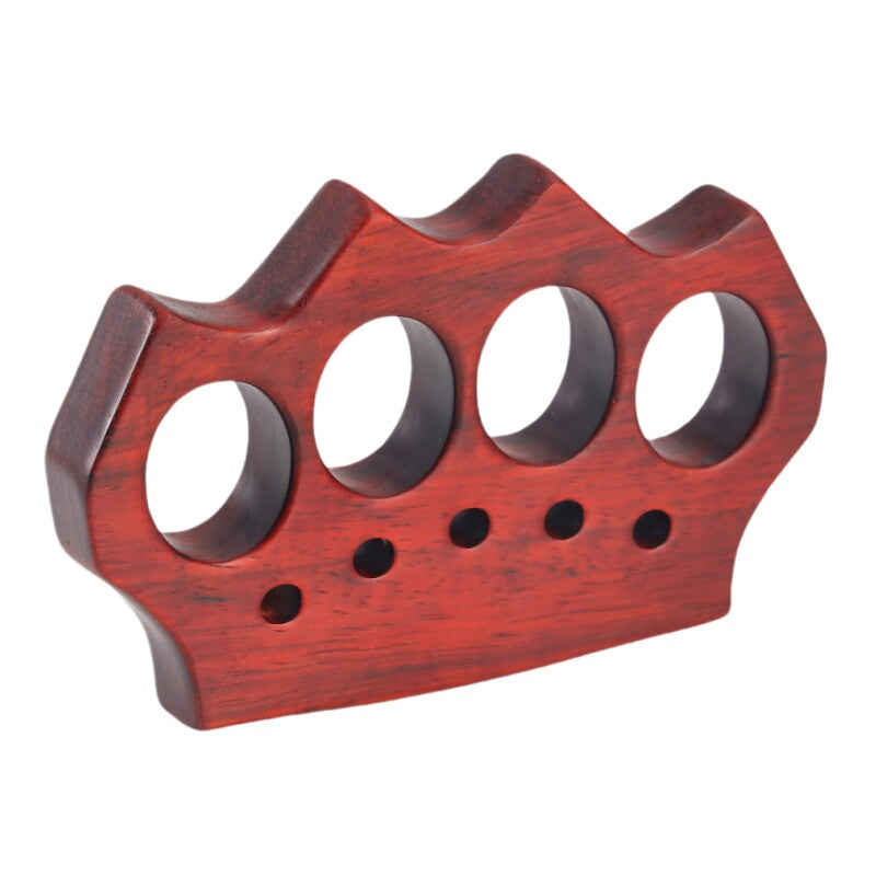 Sandalwood Knuckles Duster – Handcrafted Wooden EDC Hand Rest Fidget Tool