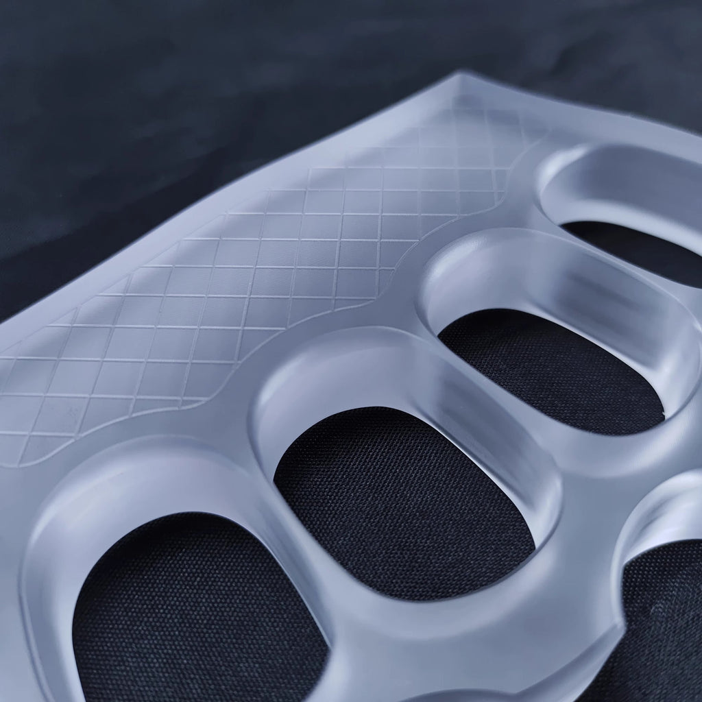 PVC Plastic Four Finger Knuckles - 14mm Ultra-Thick Non-Metal