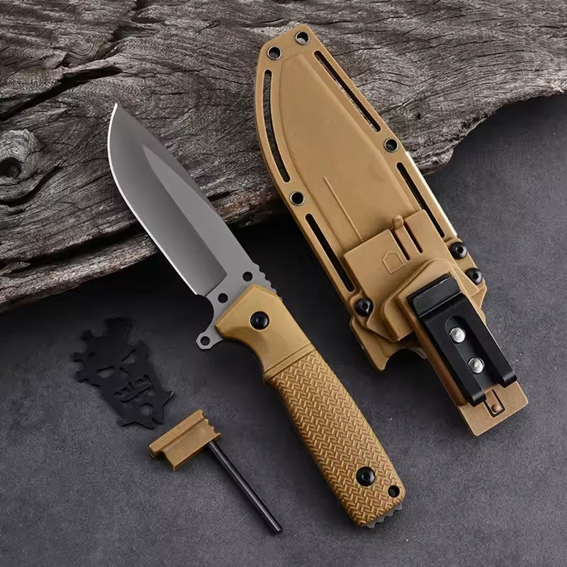 Talon Fixed Blade Tactical Survival Knife - G10 Handle & Kydex Sheath