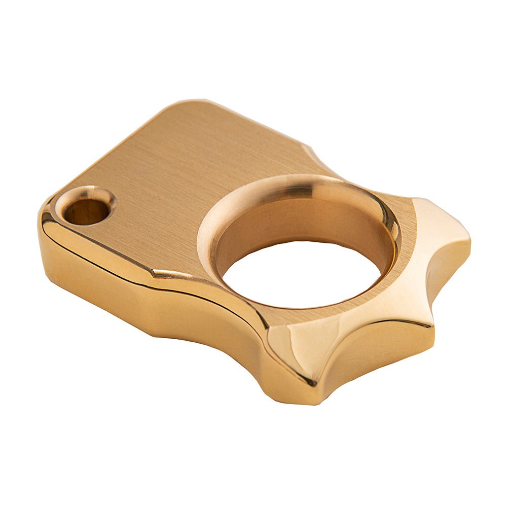 H-59 Brass Spiked Self Defense Ring - 12mm Ultra-Thick