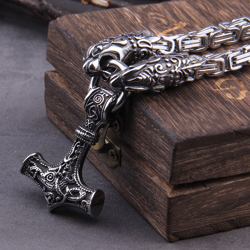 Anchor Necklace – Njord Norse God Viking Gothic Punk Statement