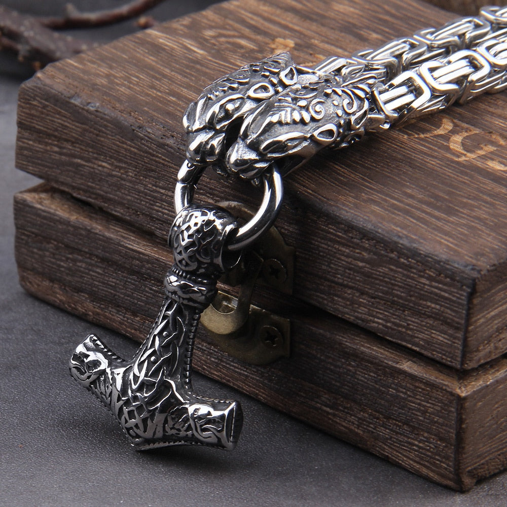 Anchor Necklace – Njord Norse God Viking Gothic Punk Statement