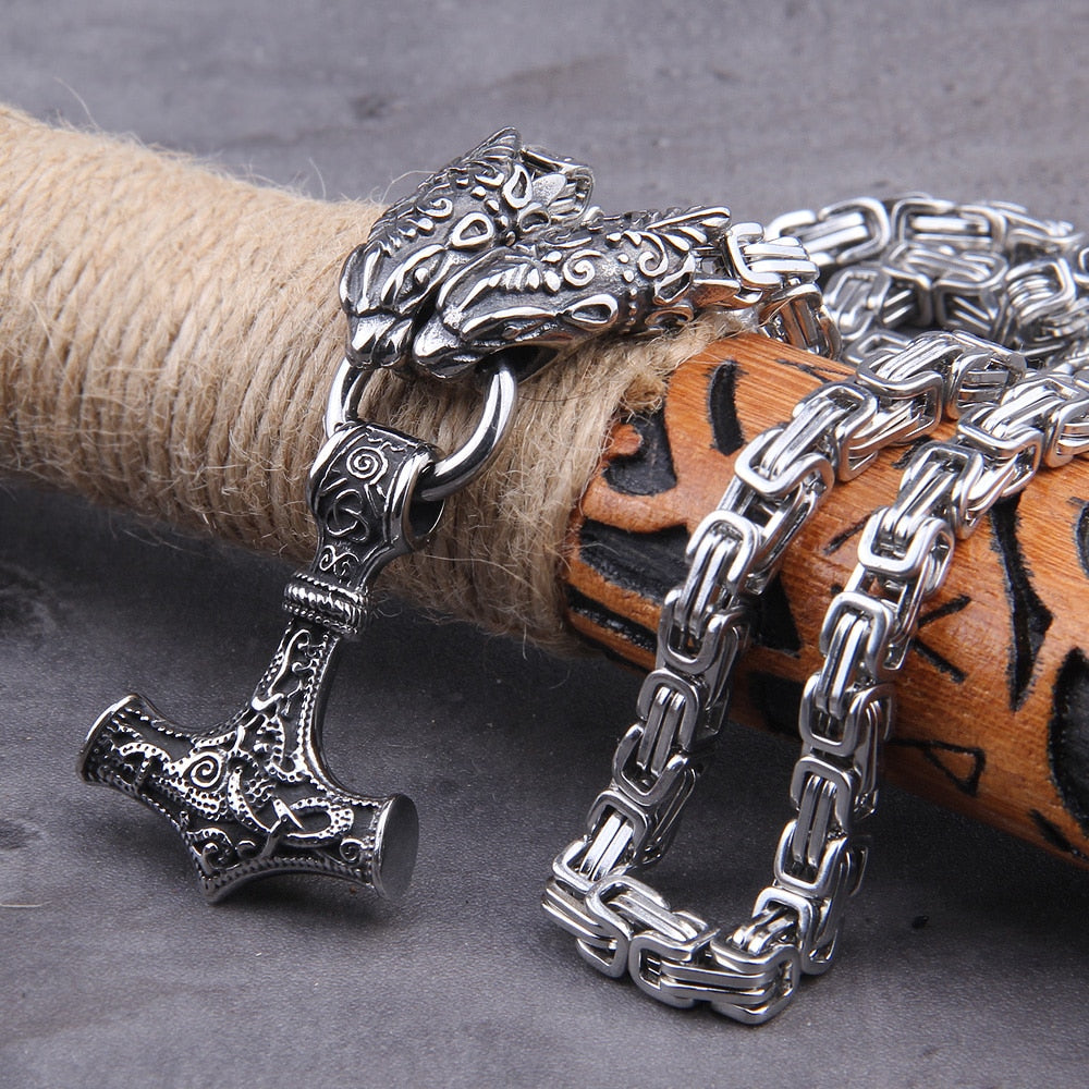 Anchor Necklace – Njord Norse God Viking Gothic Punk Statement
