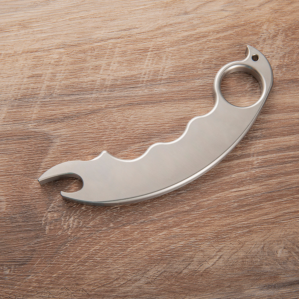 304 Stainless Steel Four Finger Knuckles Bottle Opener - EDC Multi-Tool