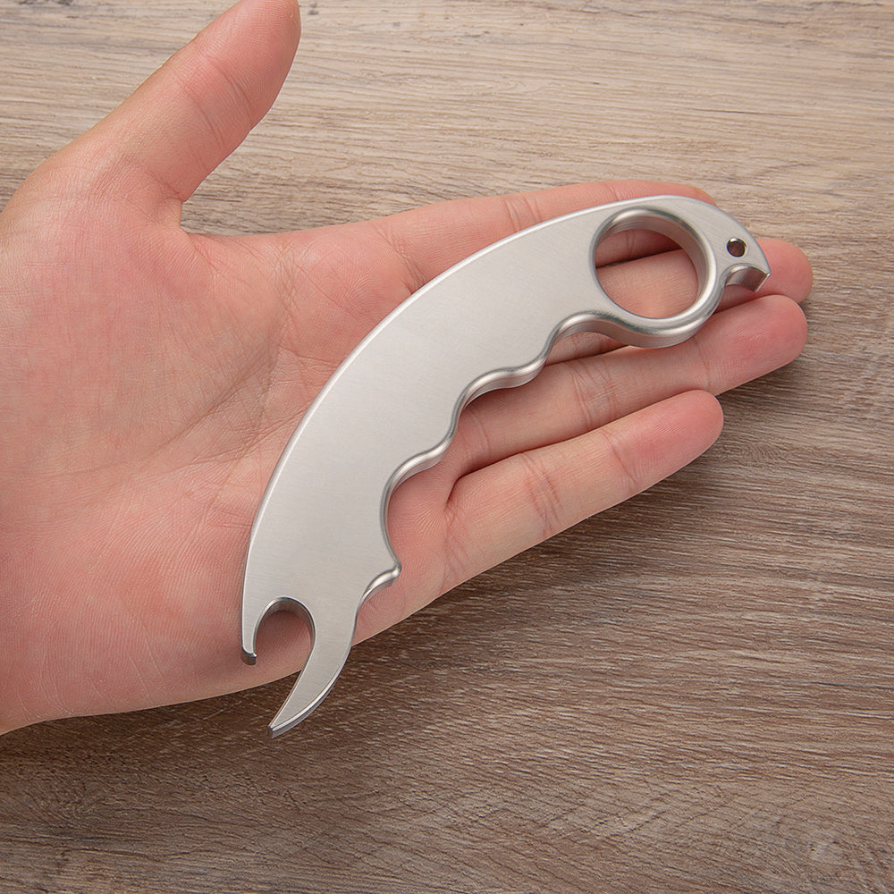 304 Stainless Steel Four Finger Knuckles Bottle Opener - EDC Multi-Tool