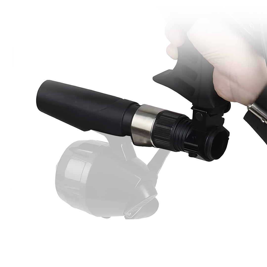 Slingshot Upgrade Kit – Fishing Reel Holder & Dual-Function Light Laser Sight Attachment