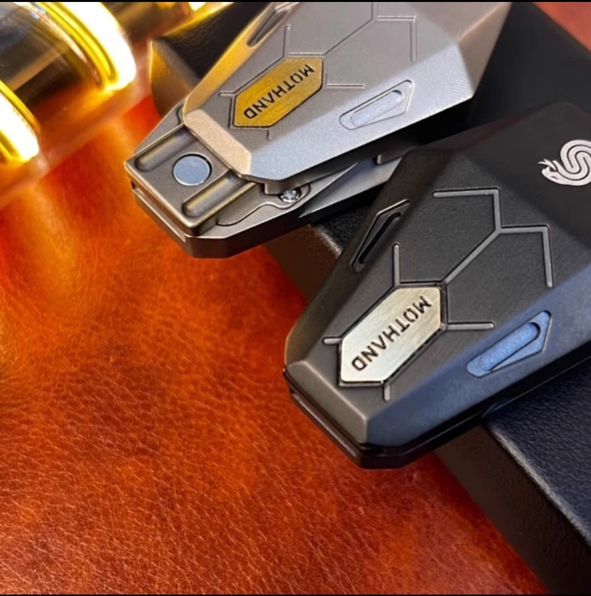 Serpentis Titanium Magnetic Fidget Slider - Precision Sound Chamber EDC