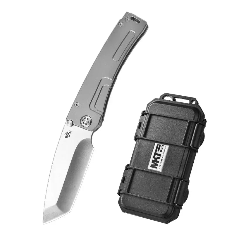 Iron Barber Heavy-Duty D2 Steel Razor-Style Tactical Knife - 440C Handle Industrial EDC