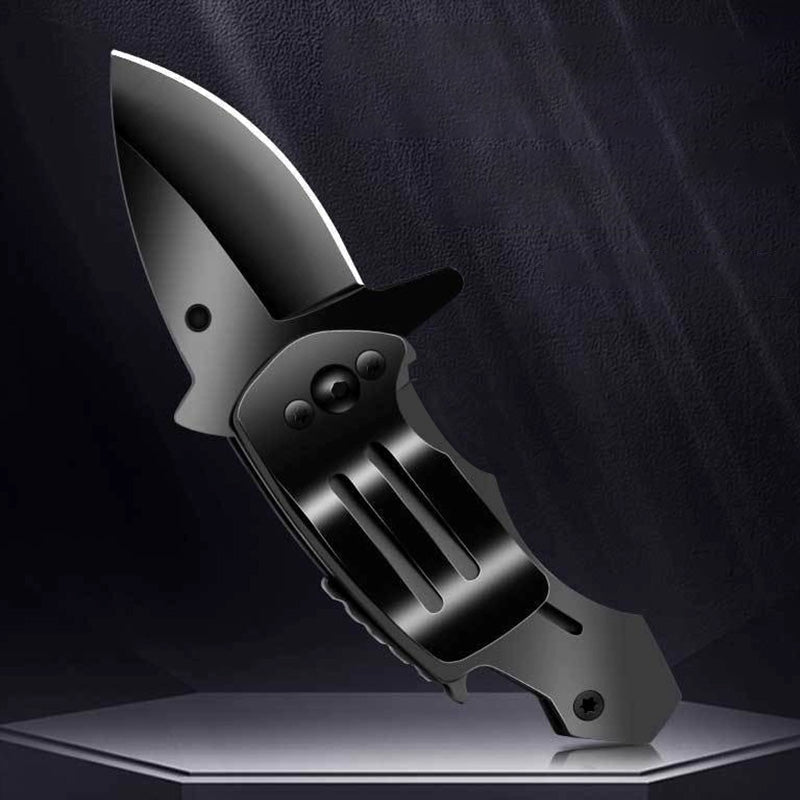 Shark Fang Mini Folding Knife - Stainless Steel Keychain EDC Utility Knife