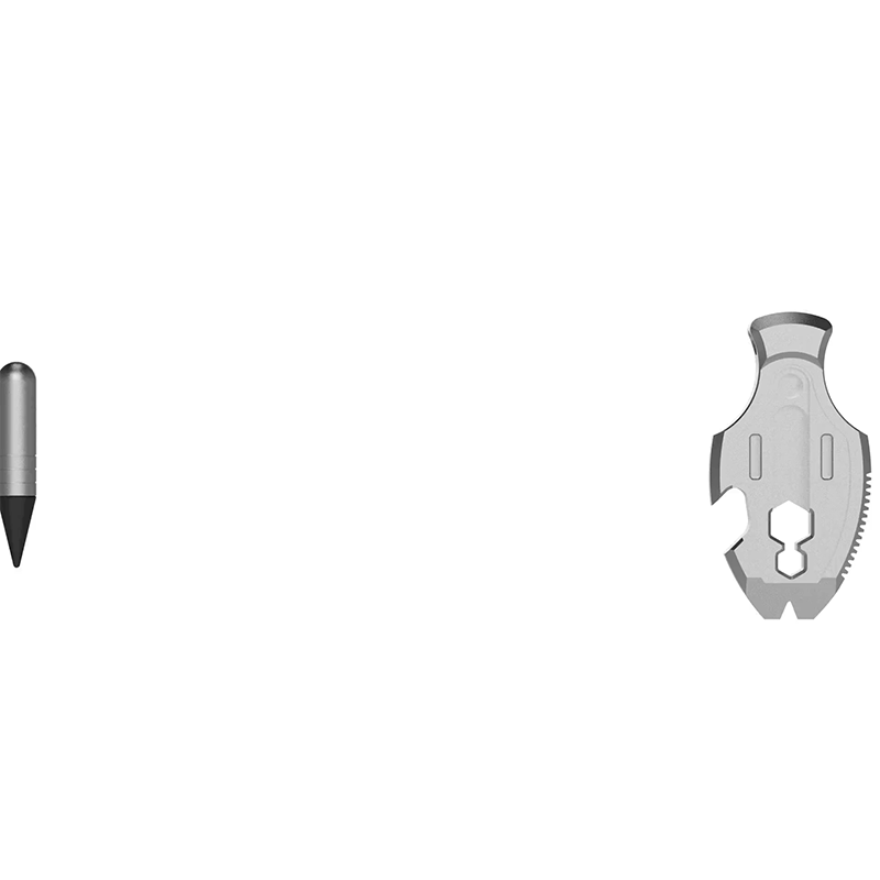 Flounder 1.0 Titanium EDC Pendant - Multi-Tool with Pen & Firestarter