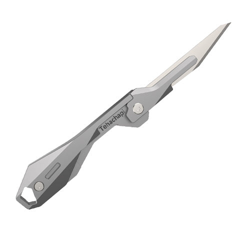 Titanium Scalpel Knife GR5 Micro Folding Replaceable Blade EDC TSA Compliant Travel