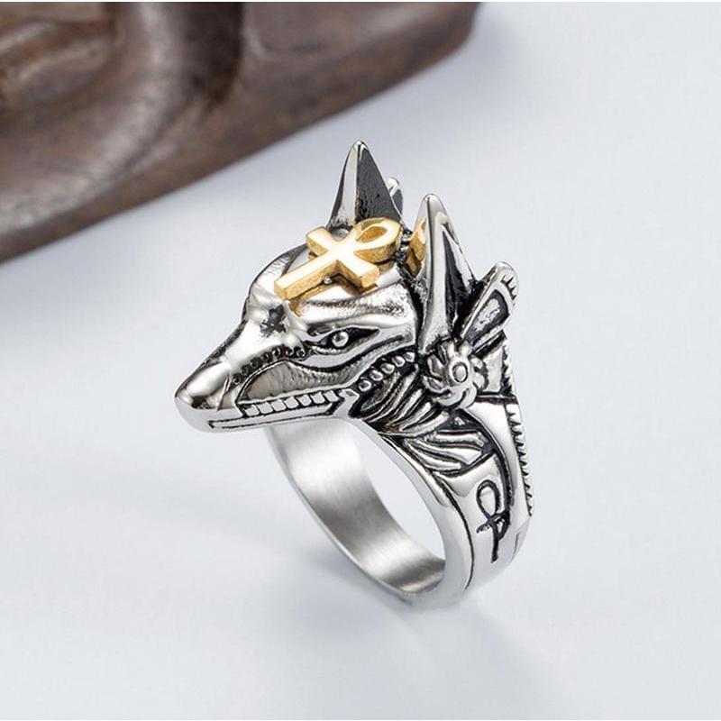 Anubis Full Stainless Steel Self Defense Ring