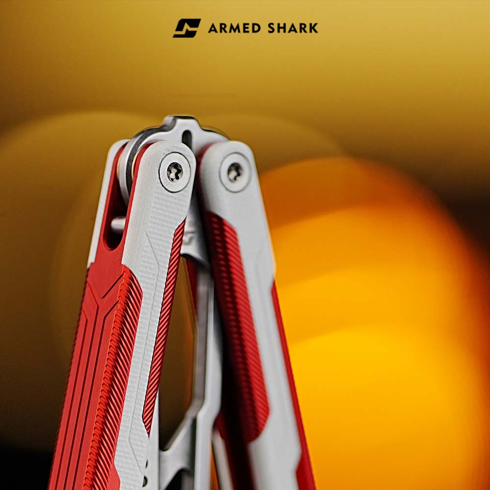 Armed Shark Ajax Balisong Trainer - G10 Aluminum Butterfly Trainer Knife