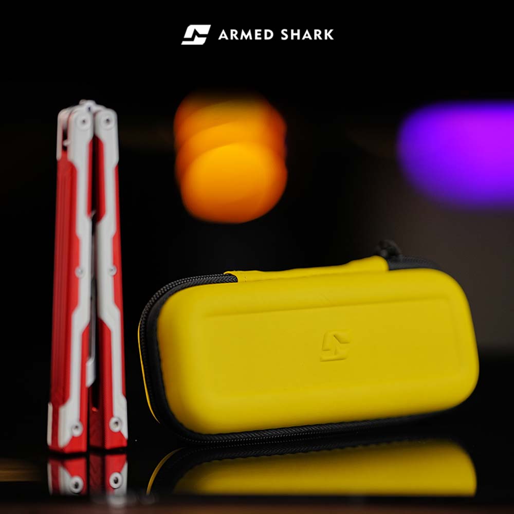 Armed Shark Ajax Balisong Trainer - G10 Aluminum Butterfly Trainer Knife