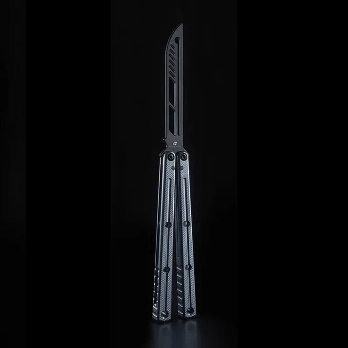 Balisong Trainer Krake Raken V3 - Armed Shark Butterfly Knife 7075 Aluminum 36 Colors