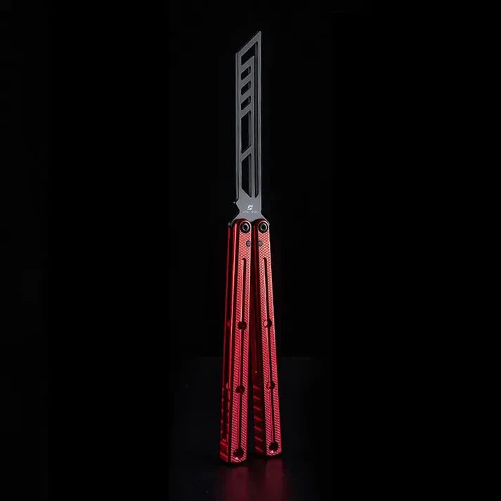 Balisong Trainer Krake Raken V3 - Armed Shark Butterfly Knife 7075 Aluminum 36 Colors