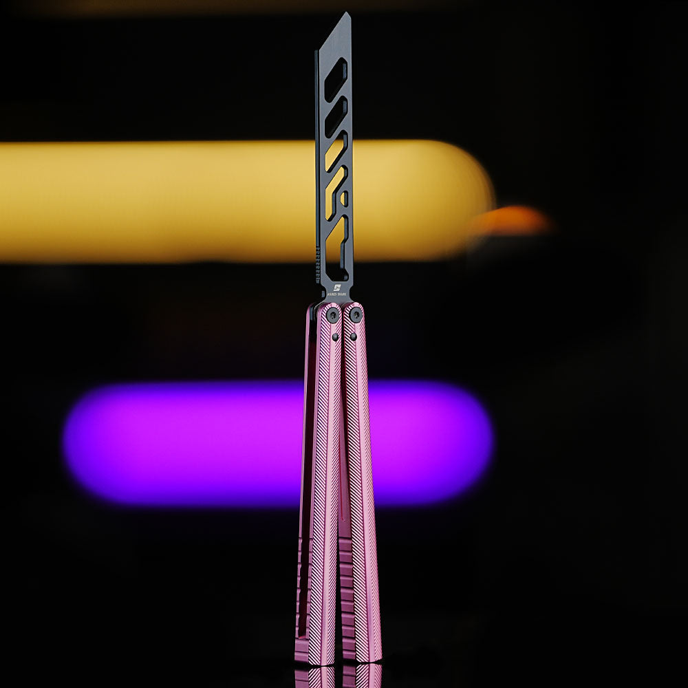 Armed Shark Pacific Ocean Balisong Trainer - 7075 Aluminum Butterfly Trainer Knife