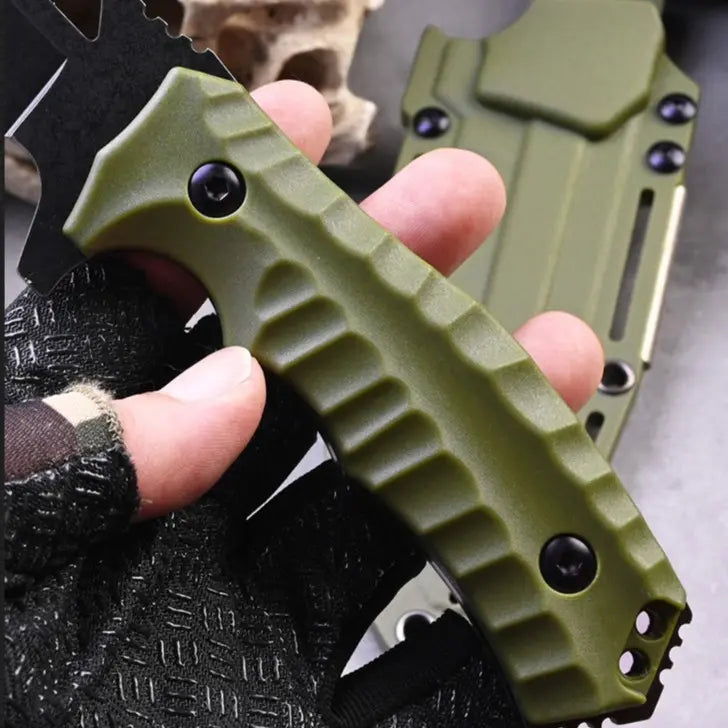 Alpine Mountaineer Survival Knife System | 8Cr13MoV Steel with Fire Starter Kit