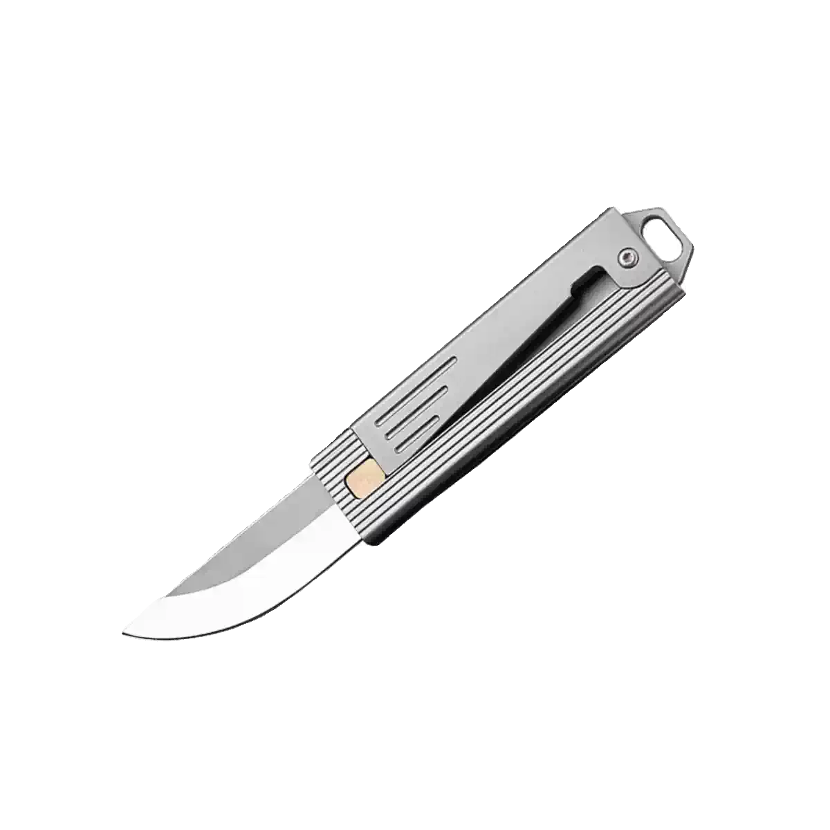Folding Knife Tactical Knife D2 Steel Gravity Opening Aluminum Handle EDC Knife Stress Relief