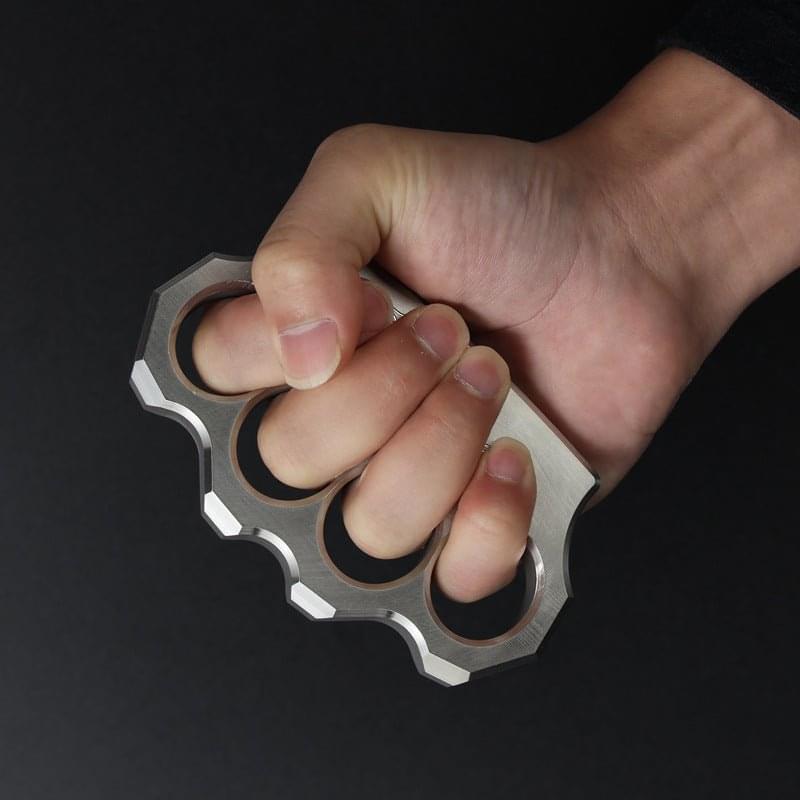 Brass Knuckle Rings Real 304 Stainless Steel - CARRY TOOLKIT EDC Gadgets