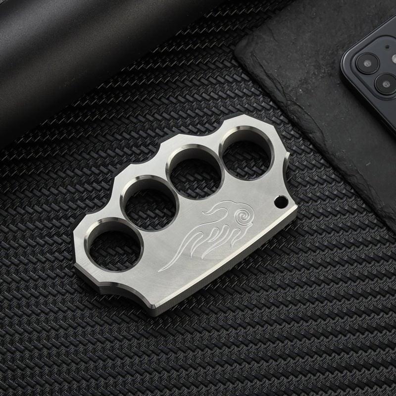 Brass Knuckle Rings Real 304 Stainless Steel - CARRY TOOLKIT EDC Gadgets