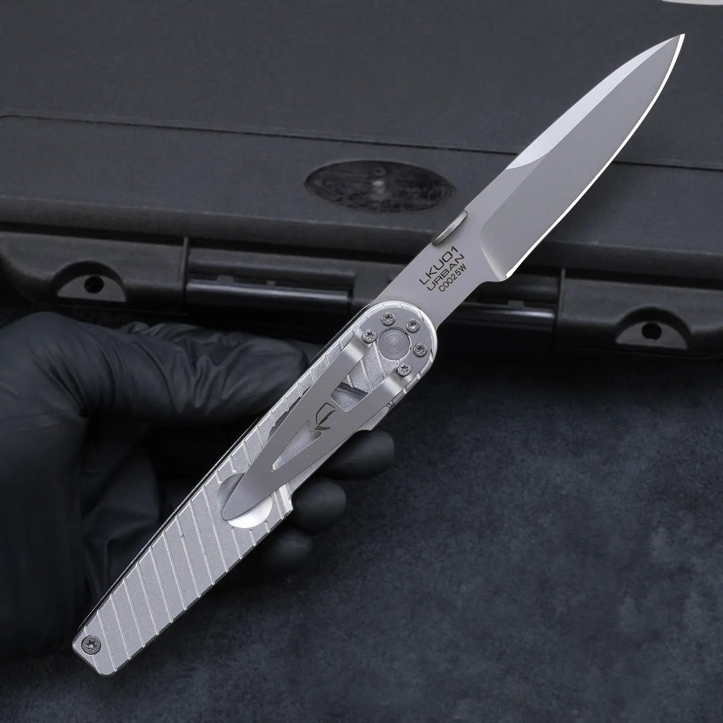 Suit Thug Folding Knife - N690 Steel Tactical EDC