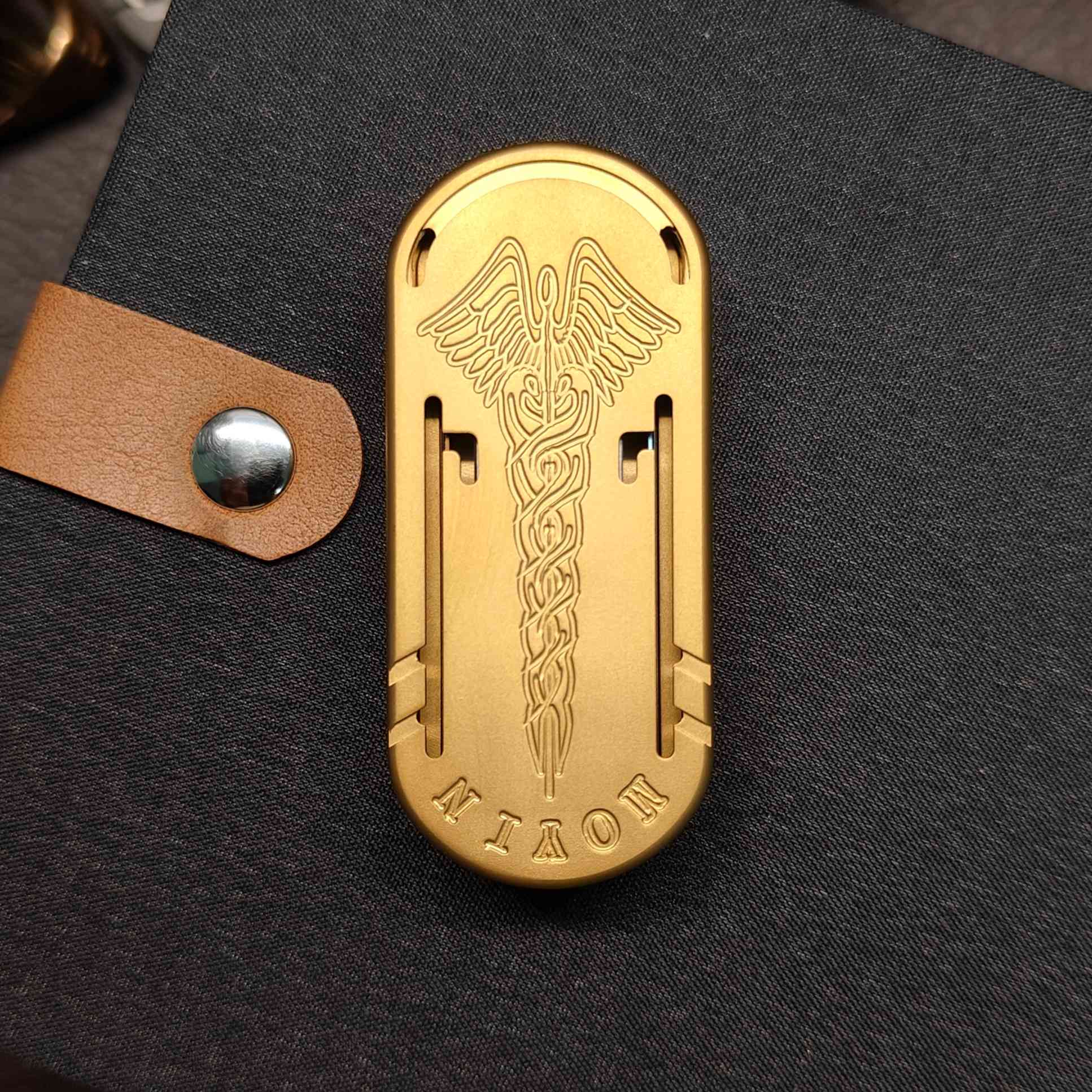 Titanium Tuning Fork Fidget Slider - Scepter EDC Toy