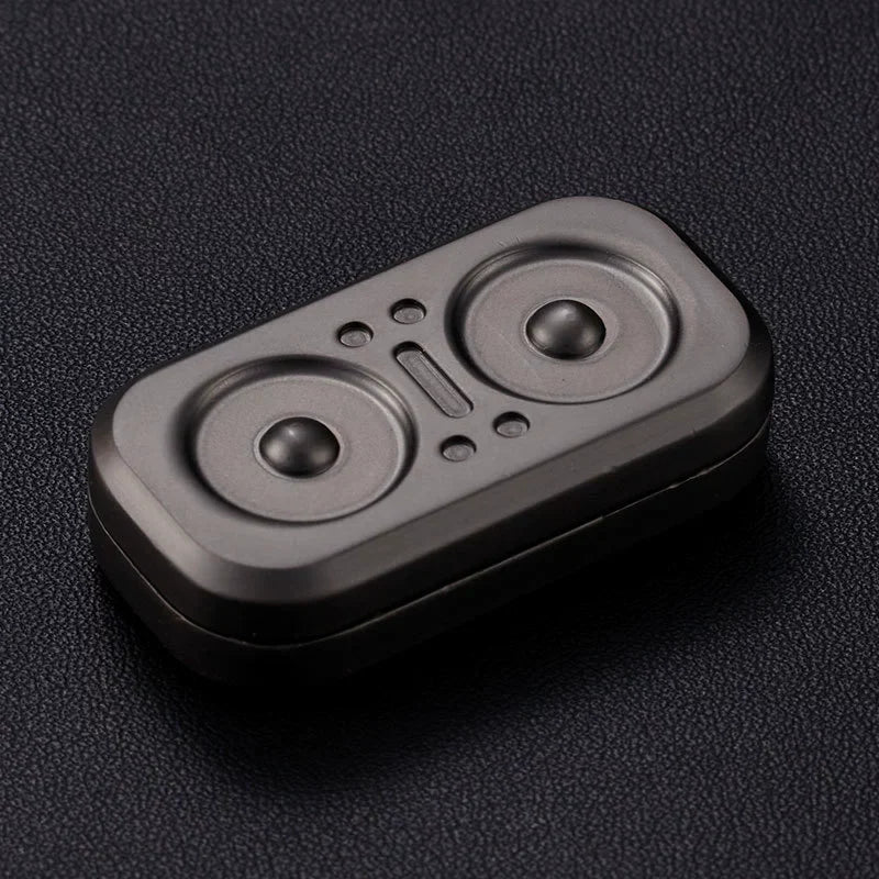 Owl Fidget Coin Titanium Magnetic Spinner - 360° Stress Relief EDC