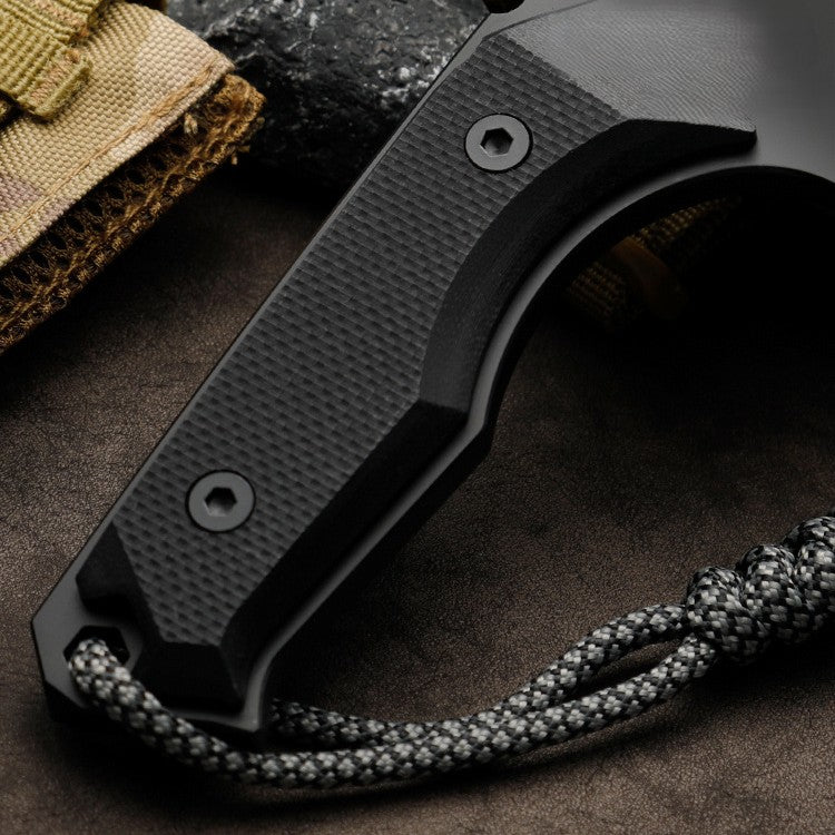 Savage Angel CPM-3V Full Tang Bushcraft Knife - G10 Handle & Kydex Sheath