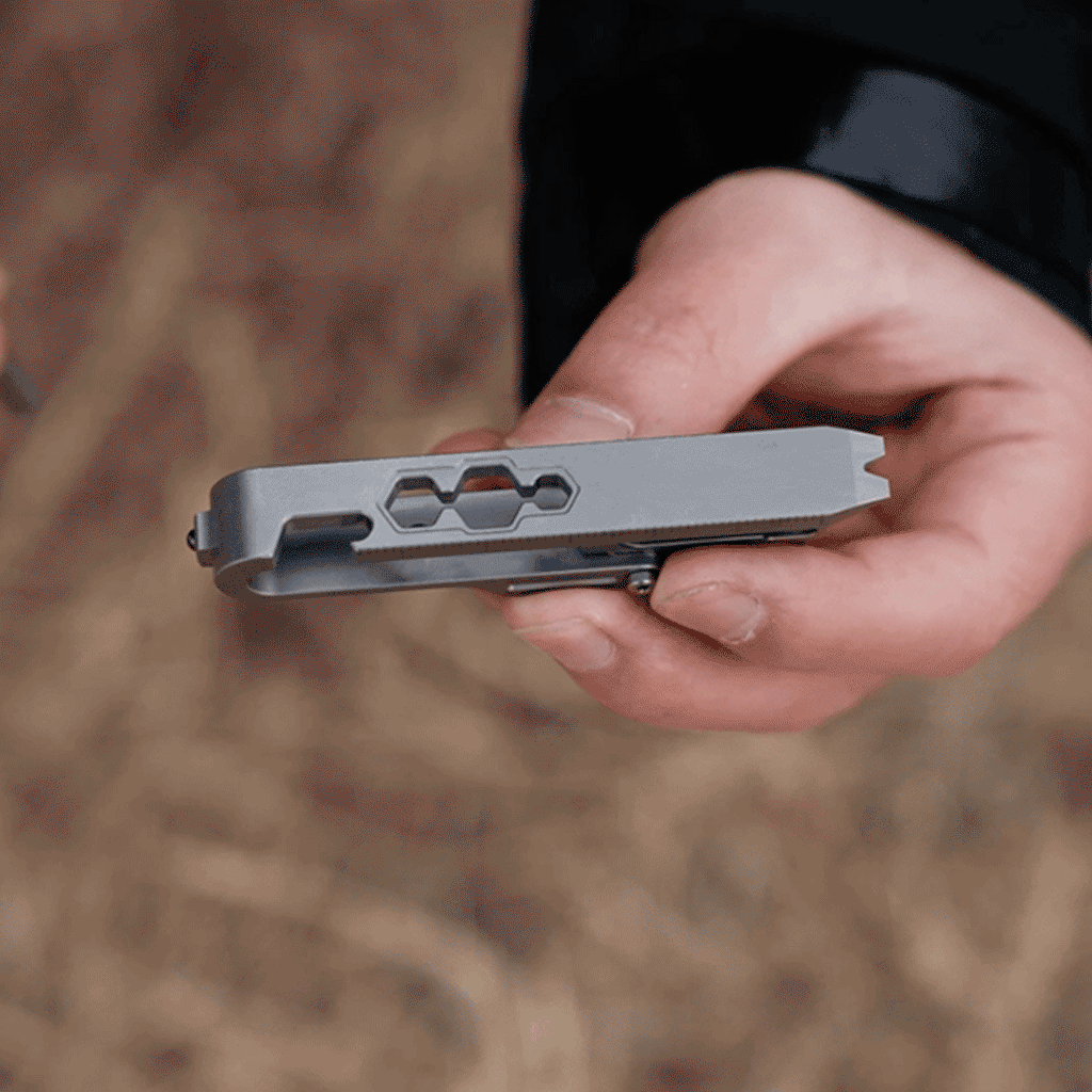 K-Smart 3.0 Titanium Keychain - 12-in-1 Multi-Tool with Quick-Release Mechanism EDC