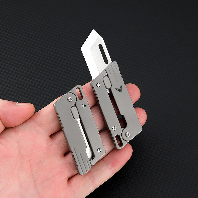 VOLOS Flick Ninja Gravity Knife | Titanium Alloy EDC Fidget Blade