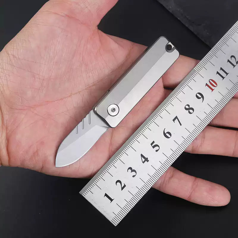 TiSpin Blade Titanium Magnetic Fidget Utility Knife - D2 Steel EDC Multi-Tool