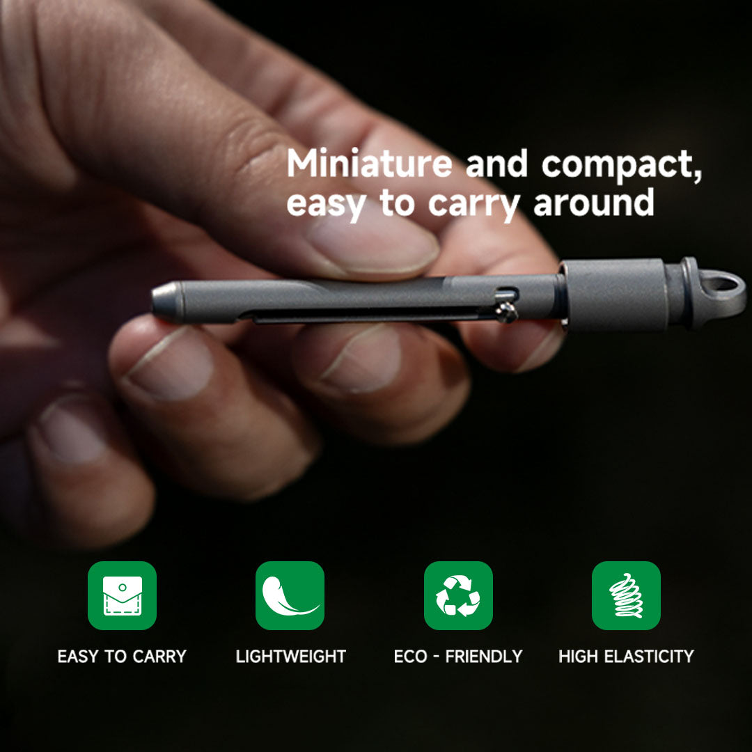 AcePick Titanium Quick-Release Toothpick & Multi-Tool - EDC Keychain