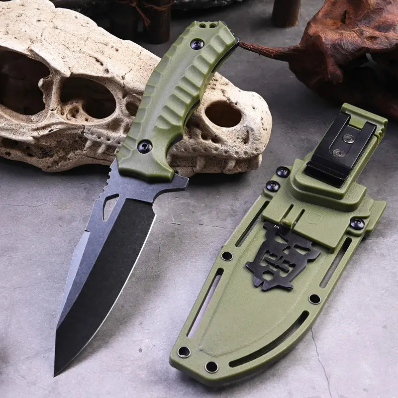 Alpine Mountaineer Survival Knife System | 8Cr13MoV Steel with Fire Starter Kit