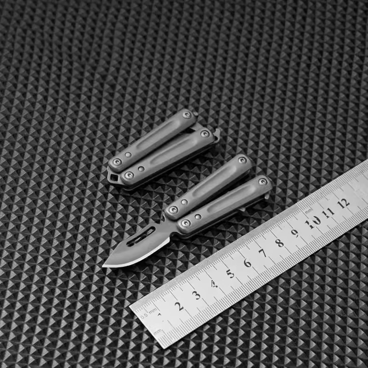PicoBlade Mini Butterfly Keychain Knife - Stainless Steel EDC