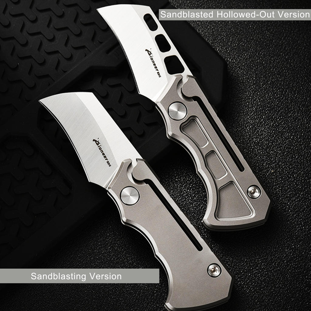 Titan Claw Mini EDC Folding Knife - 14C28N Steel & GR5 Titanium Handle