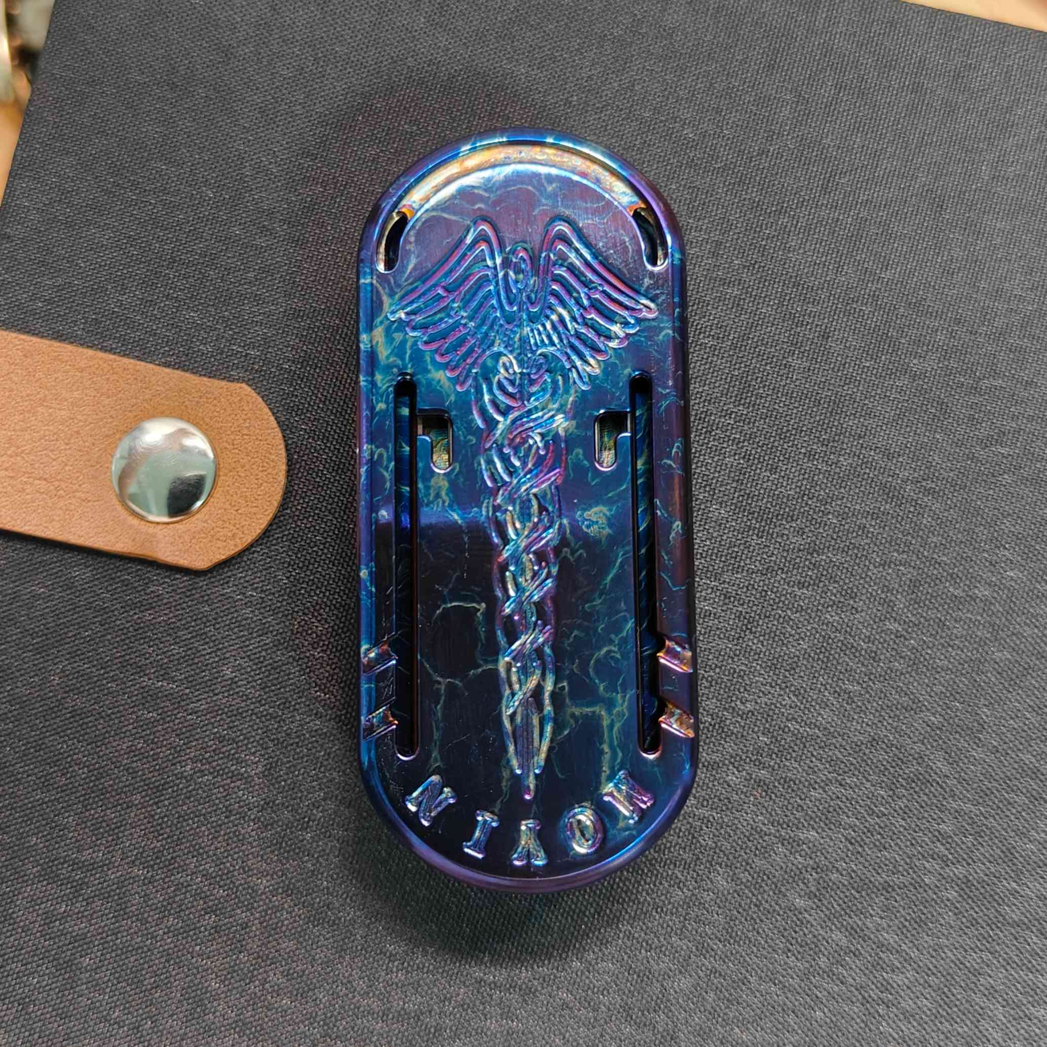 Titanium Tuning Fork Fidget Slider - Scepter EDC Toy