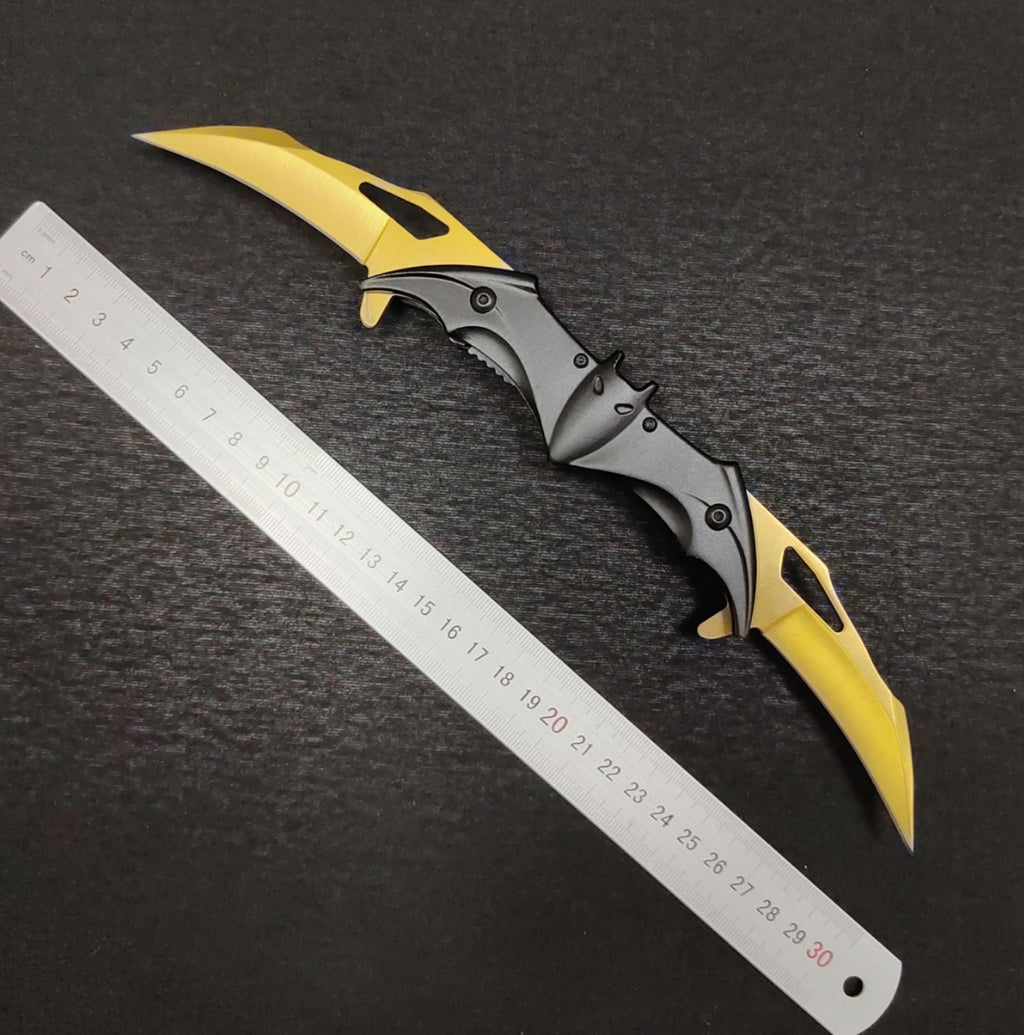 The Bat Double-Sided Folding Knife - 3Cr13 Stainless Steel EDC