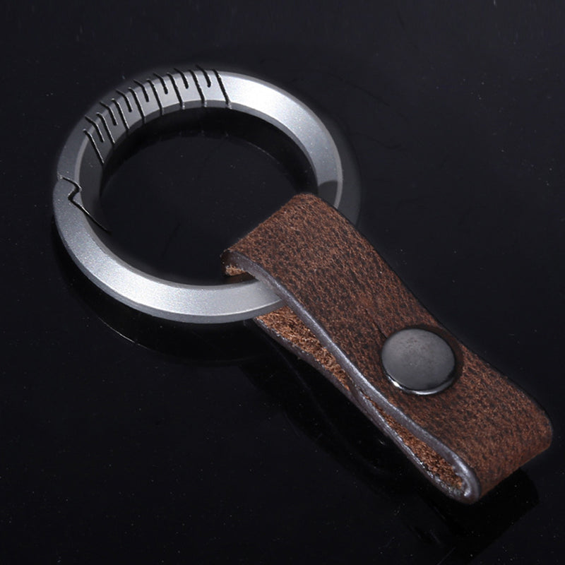 KeyRazor Titanium Carabiner Keychain - Multi-Tool with Hidden Knife, Hex Wrench & Bottle Opener EDC