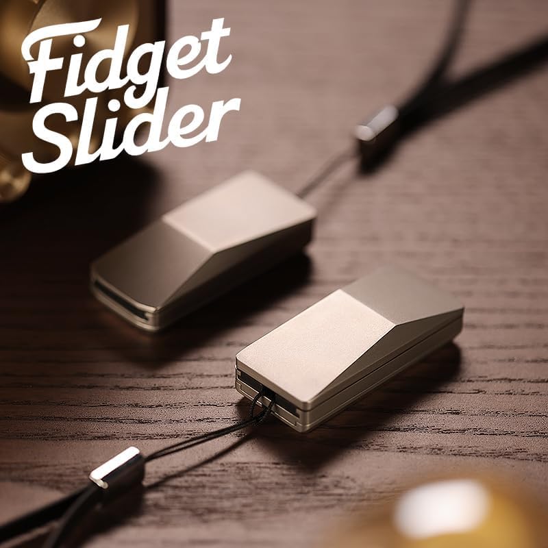 Fidget Slider Metal Cyber Flick Twist - CyberFlick Futuristic EDC Stress Relief Toy
