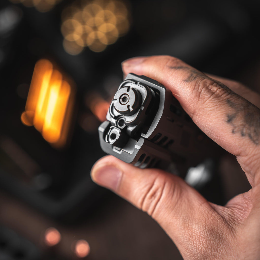 Punnk by GoBiggeR - Authentic Titanium & Zirconium Modular Fidget Spinner